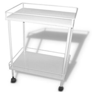 Mesa Auxiliar Esmaltada 02 Prateleiras REJFHC1149